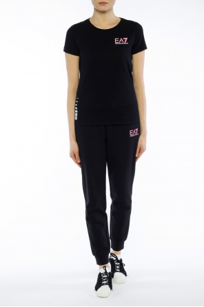 T-shirt z nadrukowanym logo, zdjęcie 2 T-shirt z nadrukowanym logo od EA7 Emporio Armani